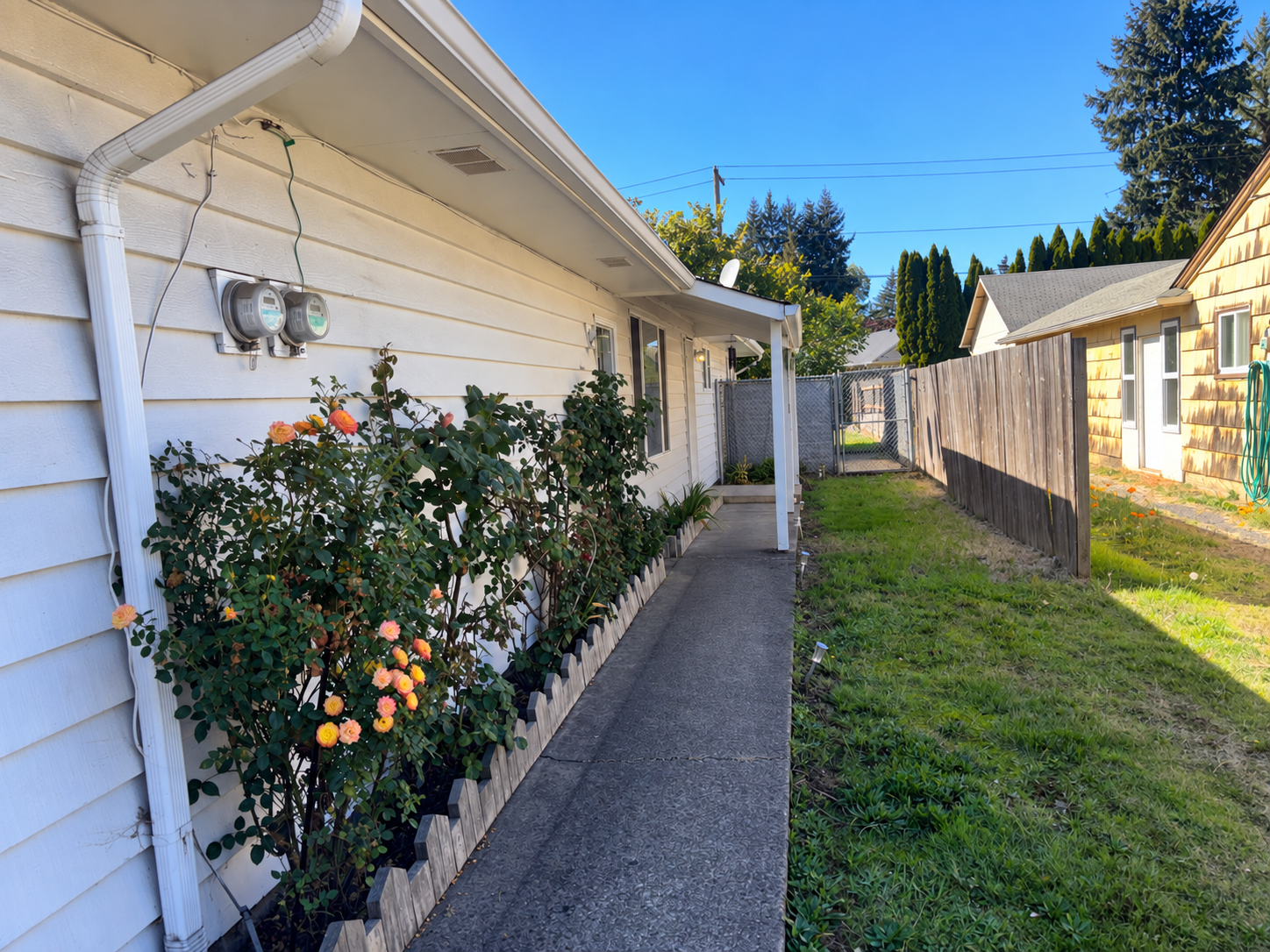 Belmont duplex side entry and garden